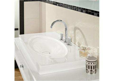 Раковина накладная Villeroy & Boch La Belle 612411R1 Альпин 1000х490 мм