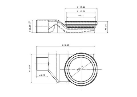 Душевой лоток Pestan Betto Compact Net Line 750