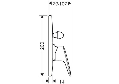 Смеситель для душа Hansgrohe Logis 71409000