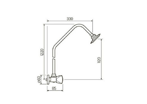 Смеситель для душа РМС SL80-003-9