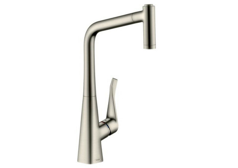 Смеситель для кухни Hansgrohe Metris Select 320 14820800 с выдвижным изливом