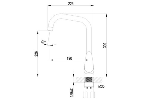 Смеситель для кухни Lemark Pramen LM3355C