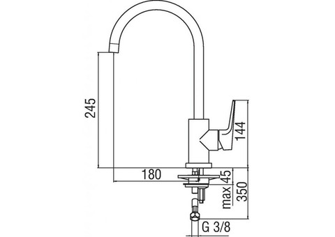 Смеситель для кухни Nobili Nobi NB84133CR