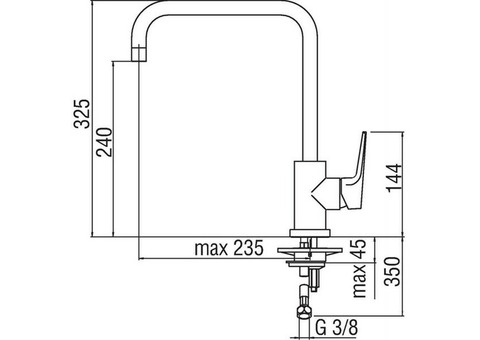 Смеситель для кухни Nobili Nobi NB84134CR