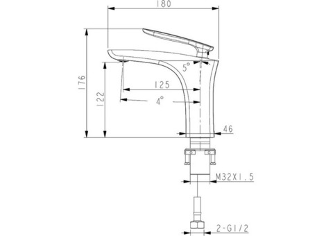 Смеситель для раковины Lemark Bellario LM6806C