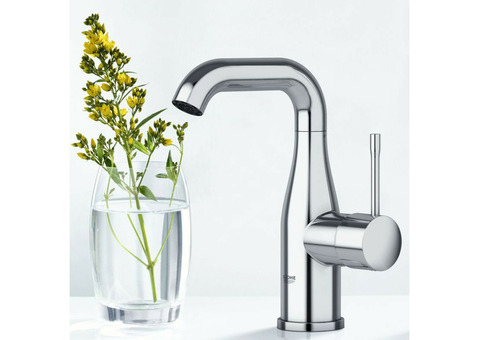 Смеситель для раковины Grohe Essence+ 23480001 с цепочкой