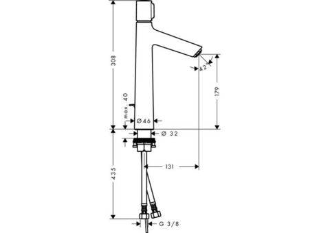 Смеситель для раковины Hansgrohe Talis Select S 190 72044000