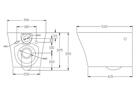 Унитаз подвесной BelBagno Flay-R BB506CH