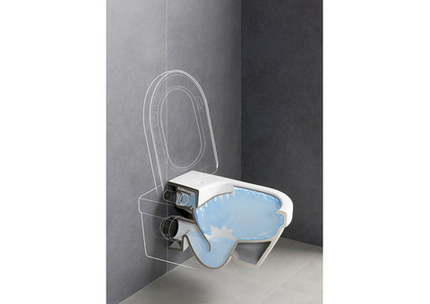 Унитаз подвесной Gustavsberg Hygienic Flush WWC 5G84HR01 с сидением с механизмом плавного закрывания