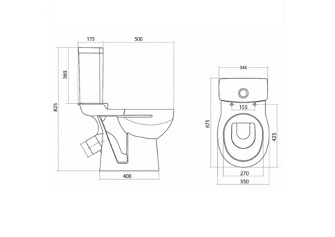 Унитаз-компакт Santek Версаль 1WH302406