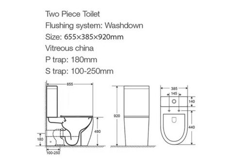 Унитаз-компакт напольный безободковый Ceruttispa Bella CT8709 с бочком и микролифтом