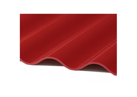 Шифер Белаци волновой красный 1750х1130х5,8 мм