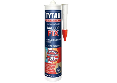 Клей-герметик Tytan Professional Gallop Fix белый 290 мл