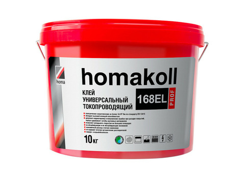 Клей Homakoll 168EL Prof для напольных покрытий универсальный 10 кг