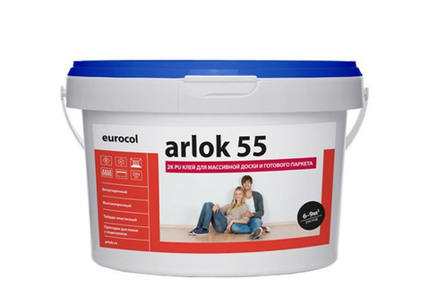 Клей для массивной доски и паркета Forbo Eurocol Arlok 55 2K PU 7 кг