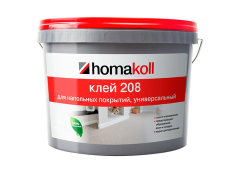 Клей для напольных покрытий Homakoll 208 универсальный 4 кг