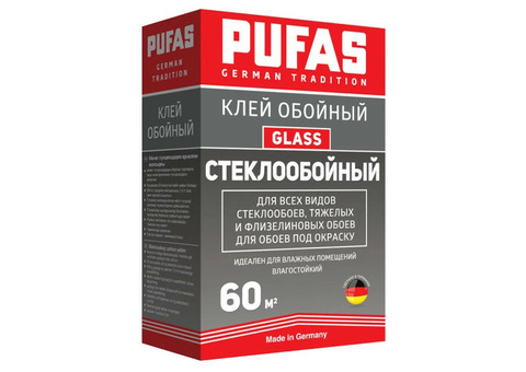 Клей обойный Pufas Glass Стеклообойный 500 г