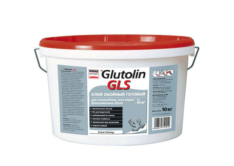 Клей обойный Pufas Glutolin GLS для стеклообоев 10 кг