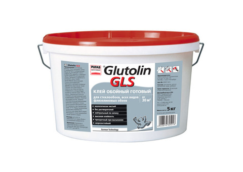 Клей обойный Pufas Glutolin GLS для стеклообоев 5 кг
