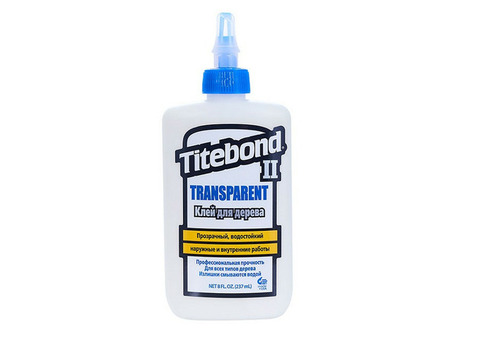Клей столярный Titebond II Transparent Premium Wood Glue 237 мл
