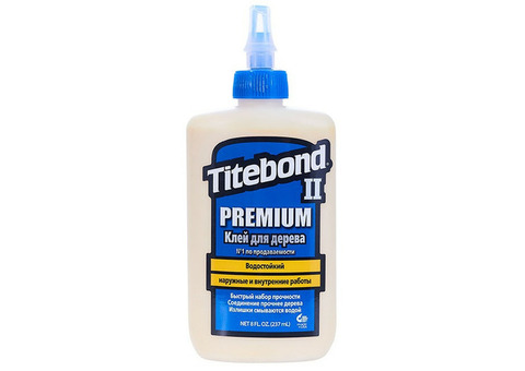 Клей столярный Titebond Premium II Wood Glue влагостойкий 237 мл