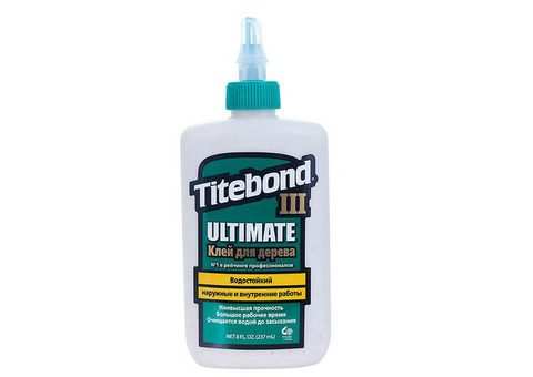 Клей столярный Titebond Ulimate III Wood Glue повышенной влагостойкости 237 мл