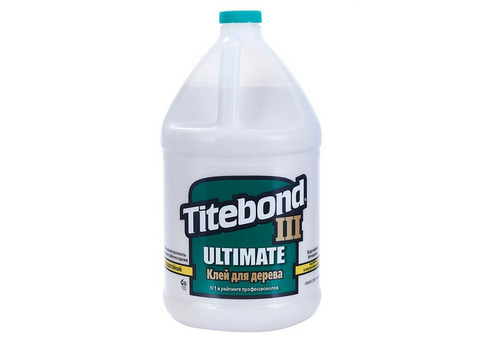 Клей столярный Titebond Ulimate III Wood Glue повышенной влагостойкости 3,78 л