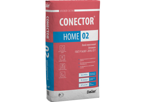 Клей для плитки Dauer Conector Home 02 Оптимум 40 кг