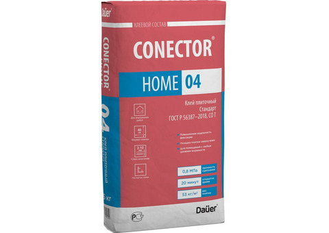 Клей для плитки Dauer Conector Home 04 Стандарт 25 кг