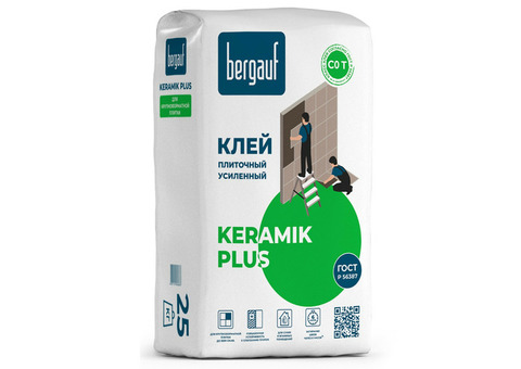Клей для плитки Bergauf Keramik Plus 25 кг