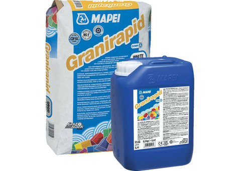 Клей для плитки Mapei Granirapid компонент А+B белый 28 кг