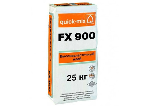 Клей для плитки Quick-mix FX 900 72341 высокоэластичный 25 кг