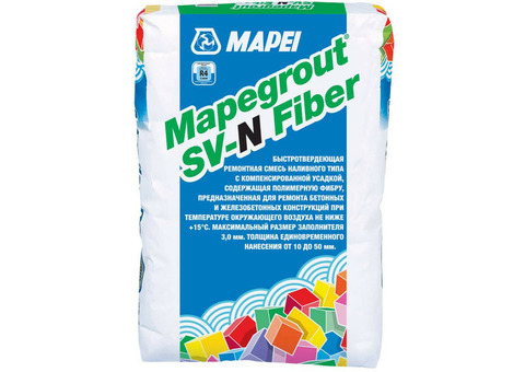 Ремонтная смесь Mapei Mapegrout SV-N Fiber 2655325 25 кг