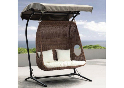 Кресло подвесное для двоих Canopy коричневое