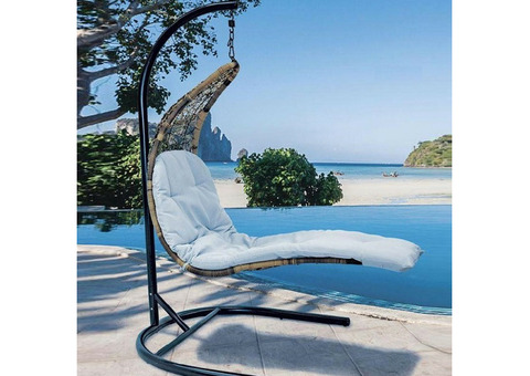 Кресло-шезлонг подвесное Relaxa коричневое