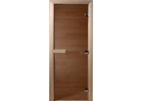 Дверь для сауны стеклянная Doorwood DW00014 бронза 700х1800 мм