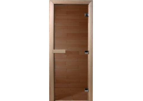 Дверь для сауны стеклянная Doorwood DW00015 бронза 600х1900 мм