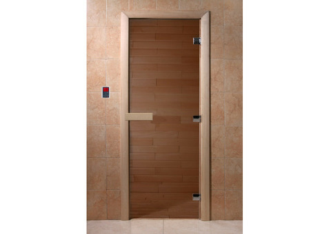 Дверь для сауны стеклянная Doorwood DW00015 бронза 600х1900 мм