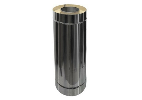 Сэндвич труба для дымохода нержавеющая сталь Eco Flue 0,5 мм D300х200 мм L0,5 м