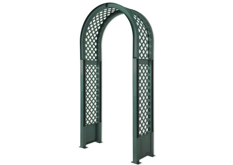 Садовая арка KHW 37903 со штырями для установки зеленая