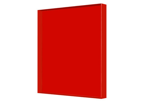 Поликарбонат монолитный Borrex красный 12 мм