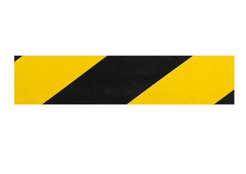 Лента клейкая разметочная Зубр Профессионал 12249-50-25 цвет черно-желтый 50мм 25м