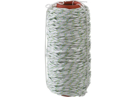 Фал плетёный капроновый Сибин 50220-06 16-прядный с капроновым сердечником 100 м