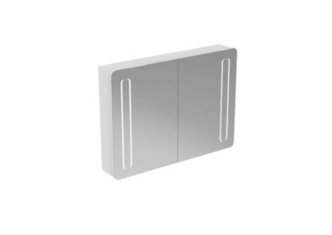 Зеркало-шкаф с подсветкой MIRROR&LIGHT алюминий Ideal Standard T3389AL