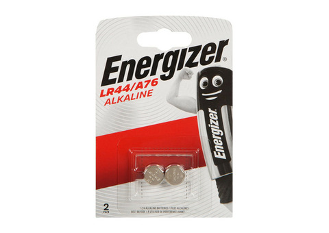 Батарейка алкалиновая Energizer LR44/A76 FSB2 2 шт.