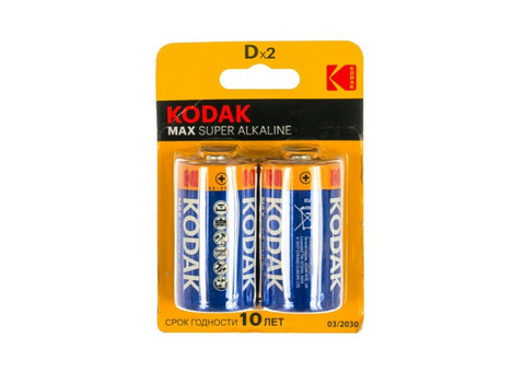 Батарейка алкалиновая Kodak Max LR202BL KD2 Б0005129