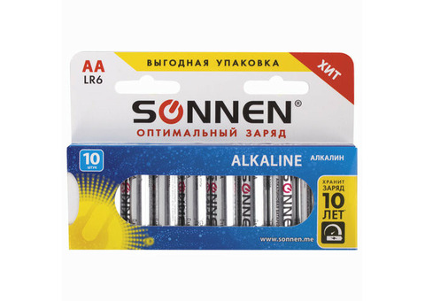 Батарейки алкалиновые Sonnen Alkaline 451086