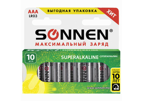 Батарейки алкалиновые Sonnen Super Alkaline 454232