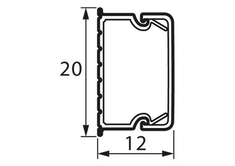 Мини-канал Legrand Metra 638192 20х12 мм