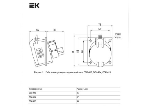 Розетка IEK ССИ-413 2Р+Е 16А 200-250В IP44 стационарная скрытая